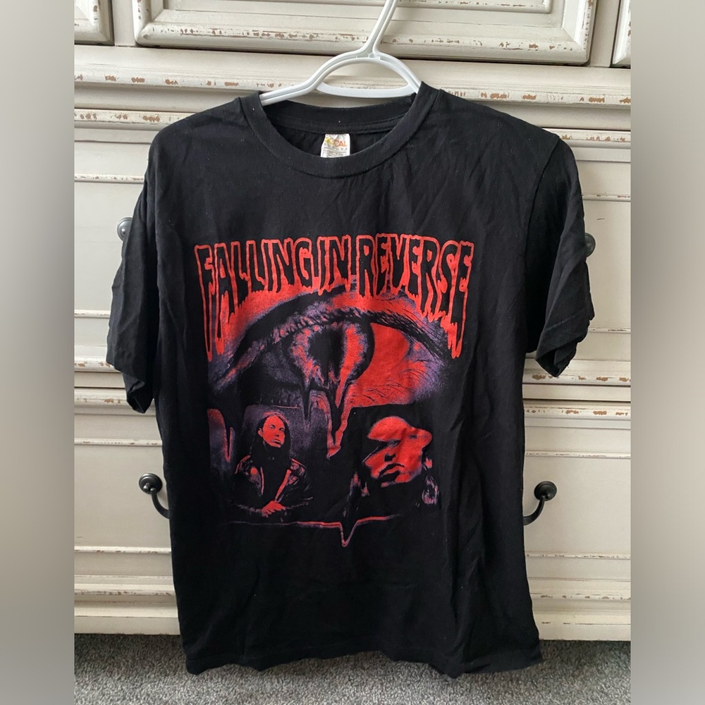 Falling in Reverse Black and Red Graphic T-Shirt (M)